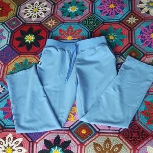 Jaanuu Sky Blue Scrub Bottoms Sz XS